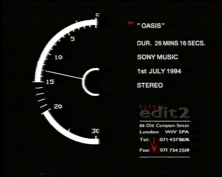 Oasis at '.$OASIS_SHOW_VENUE.' - '.$OASIS_SHOW_DATE.'