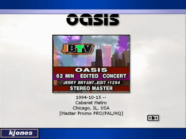 Oasis at '.$OASIS_SHOW_VENUE.' - '.$OASIS_SHOW_DATE.'