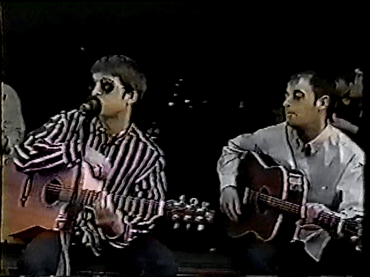 Oasis at Outside MuchMusic Studios; Toronto, Canada - March 14, 1995