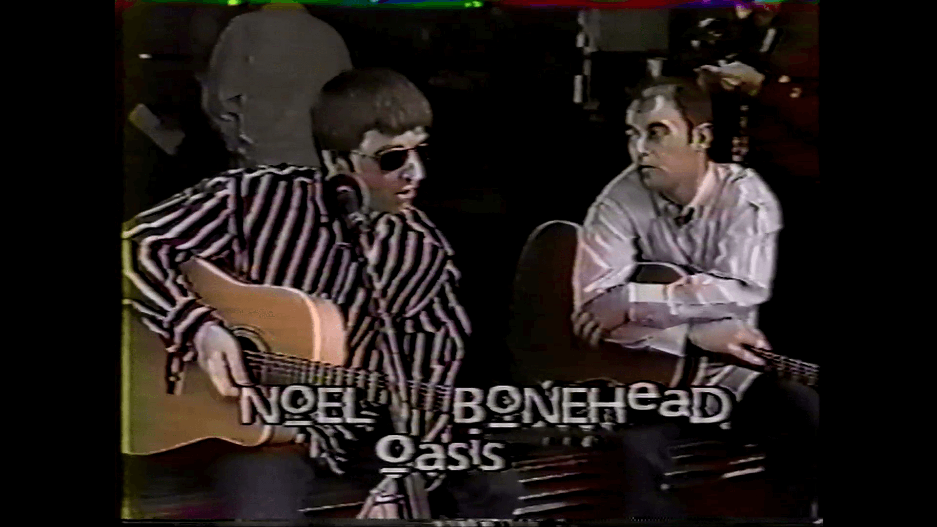 Oasis at Outside MuchMusic Studios; Toronto, Canada - March 14, 1995