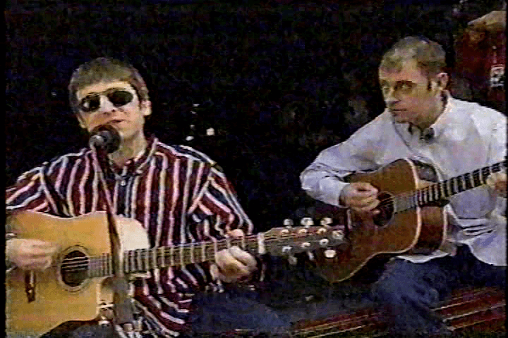 Oasis at Outside MuchMusic Studios; Toronto, Canada - March 14, 1995