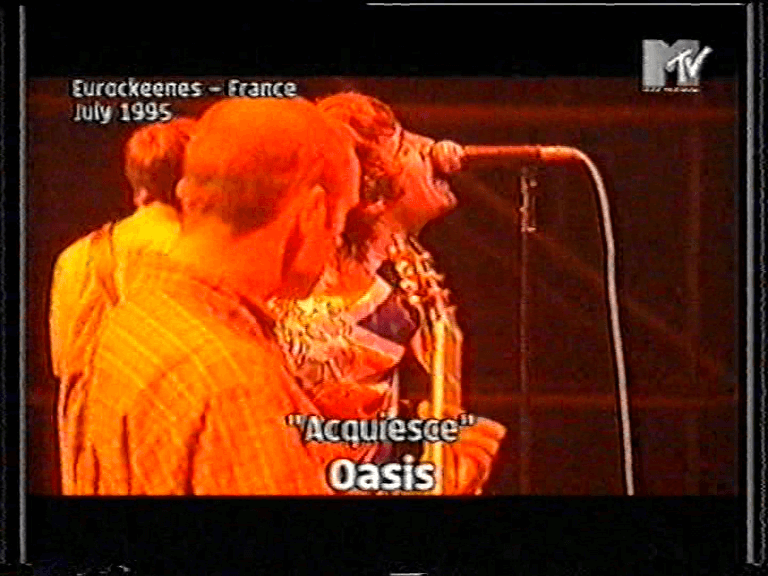 Oasis at Eurockeennes Festival; Belfort, France - July 8, 1995