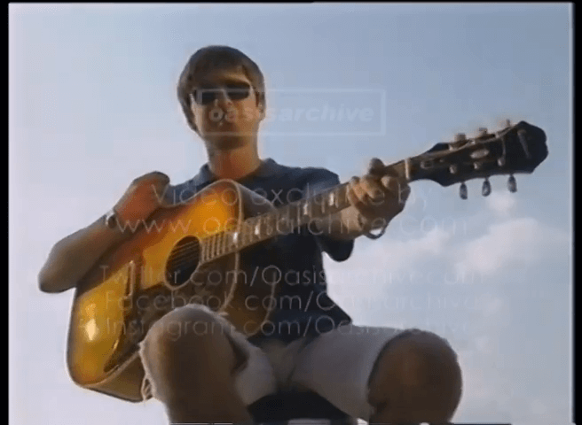 Noel Gallagher at Regents Park, London UK - August 18, 1995