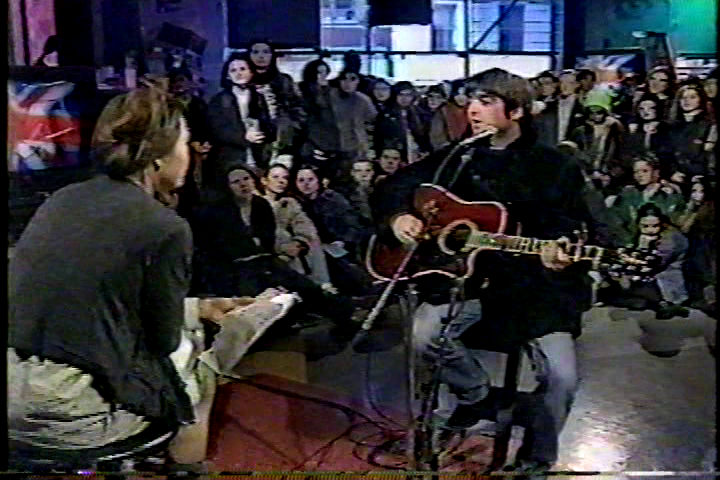 Noel Gallagher at MuchMusic Studios, Canada - December 13, 1995