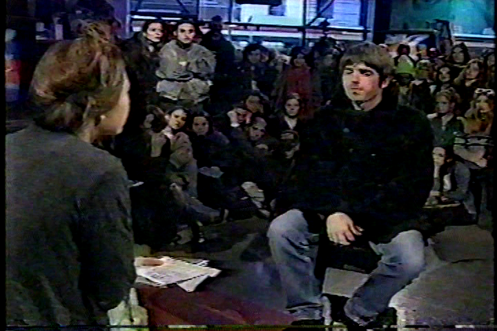 Noel Gallagher at MuchMusic Studios, Canada - December 13, 1995