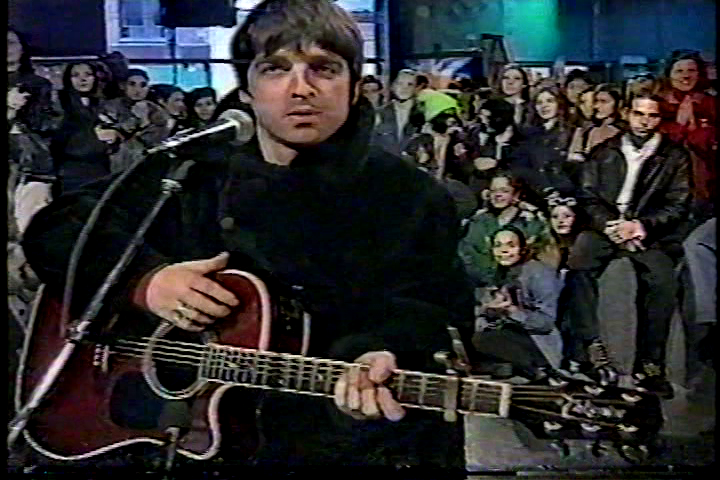 Noel Gallagher at MuchMusic Studios, Canada - December 13, 1995