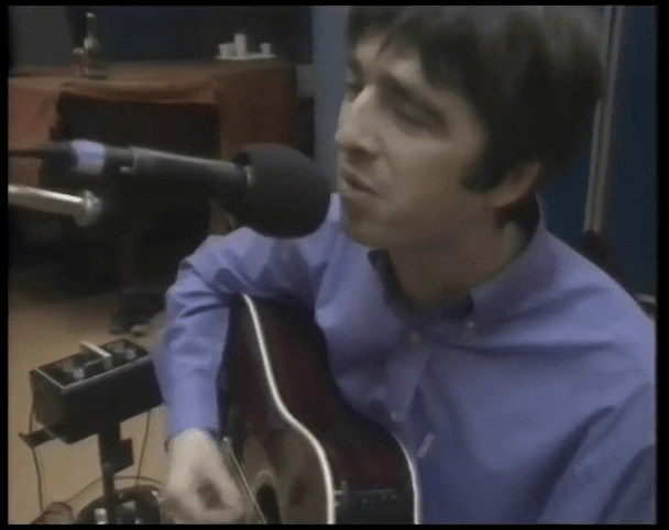 Noel Gallagher at GLR Studios, London, UK - November 2, 1995