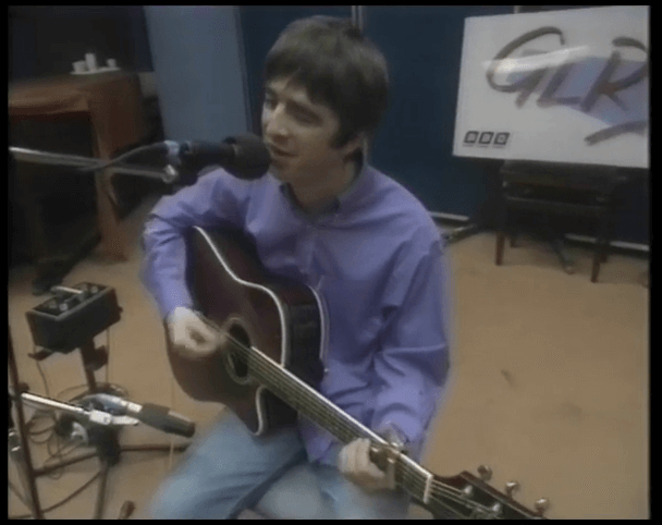 Noel Gallagher at GLR Studios, London, UK - November 2, 1995