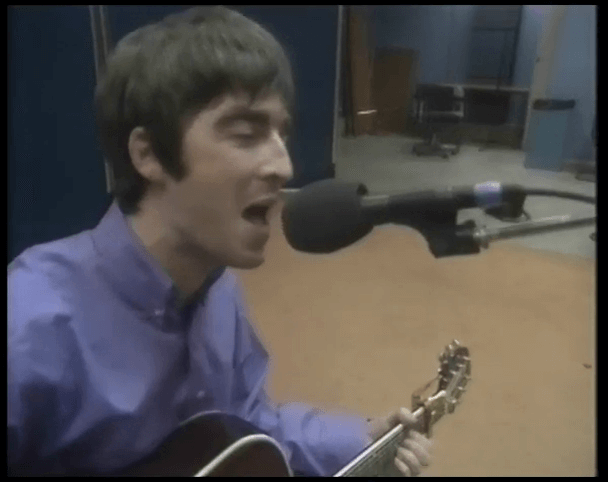 Noel Gallagher at GLR Studios, London, UK - November 2, 1995