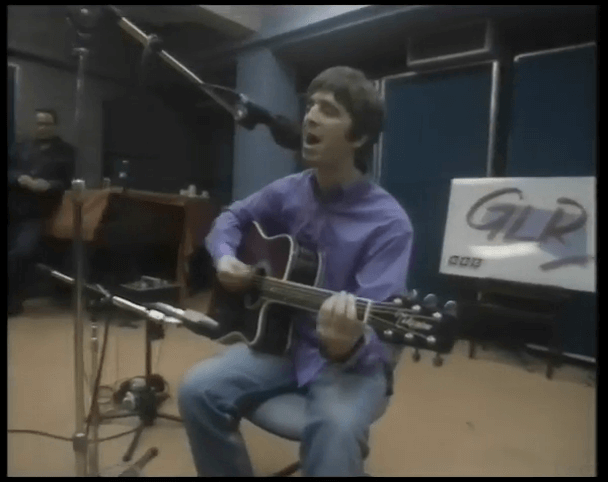 Noel Gallagher at GLR Studios, London, UK - November 2, 1995