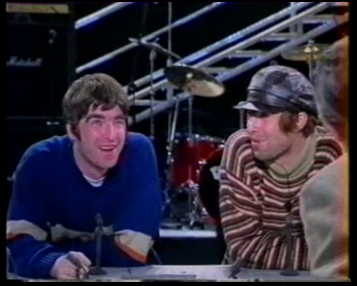 Oasis at Canal+ Studios, Paris, France - November 22, 1995