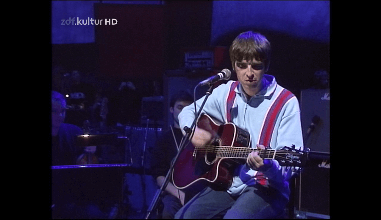 Oasis at BBC TV studios, London, England - November 28, 1995