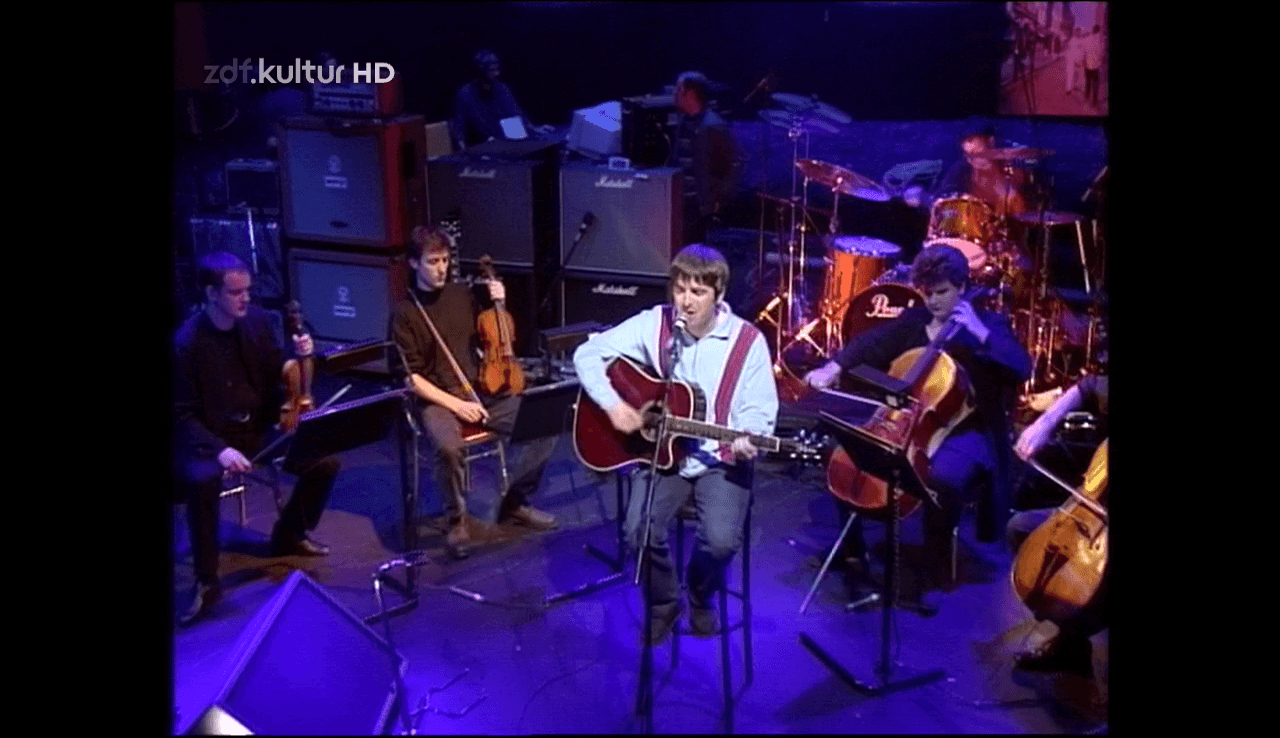 Oasis at BBC TV studios, London, England - November 28, 1995