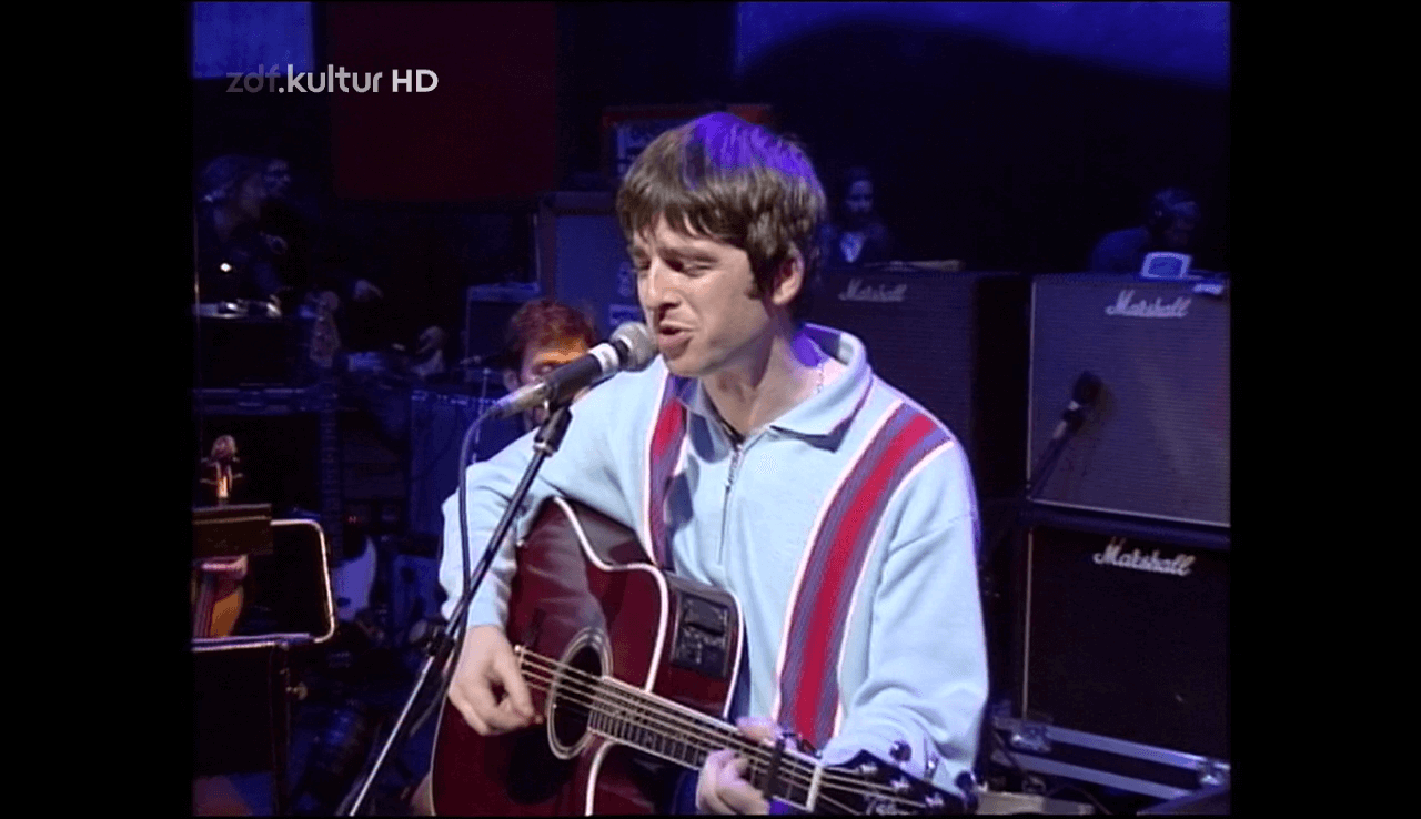 Oasis at BBC TV studios, London, England - November 28, 1995