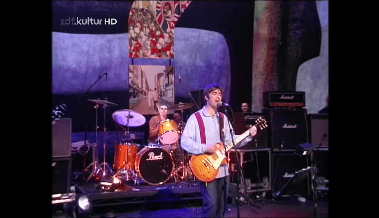 Oasis at BBC TV studios, London, England - November 28, 1995