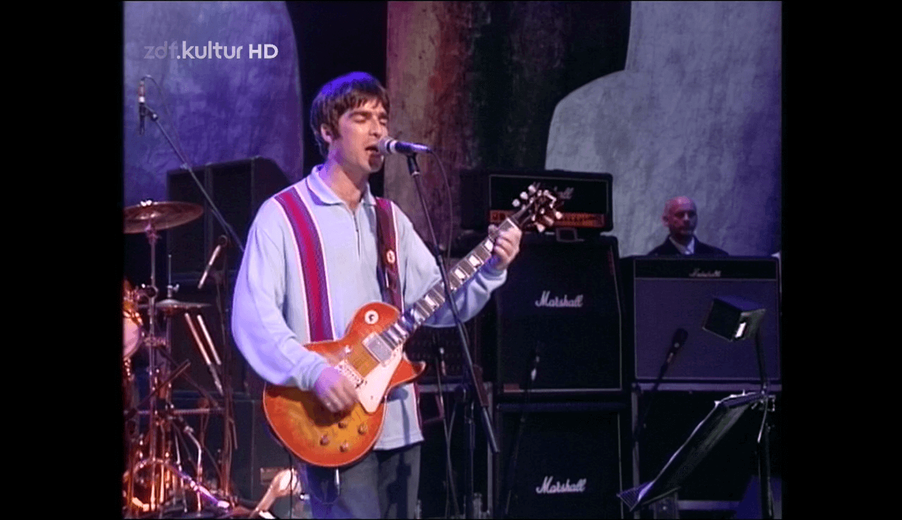 Oasis at BBC TV studios, London, England - November 28, 1995