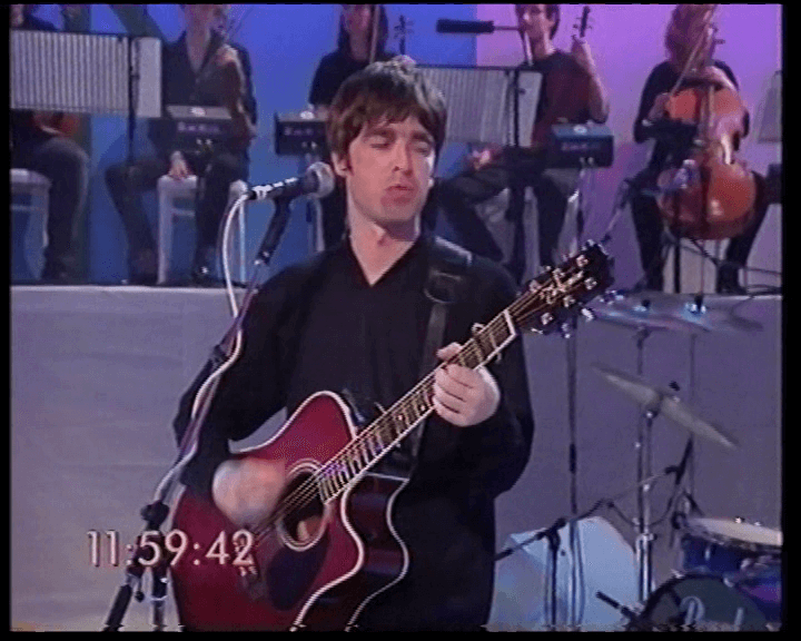 Oasis at White City Studios, London, England - December 22, 1995