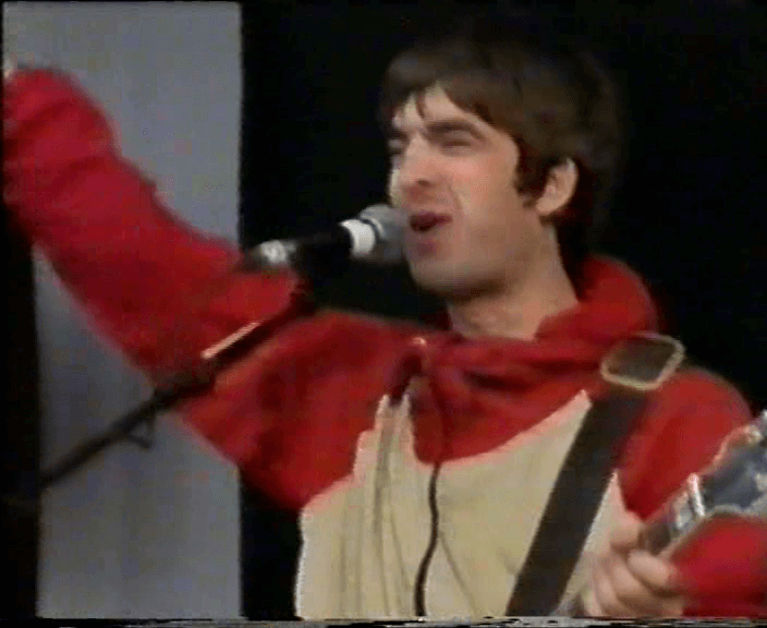 Oasis at Maine Road; Manchester, England - April 27, 1996