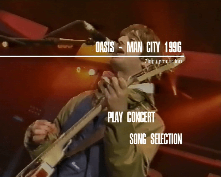 Oasis at Maine Road; Manchester, England - April 28, 1996