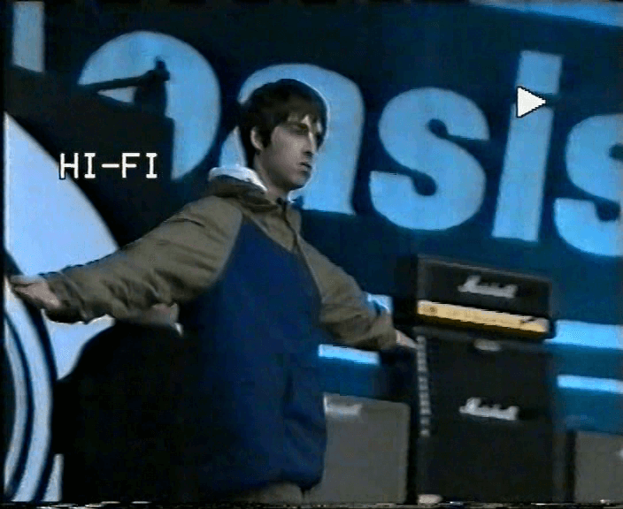 Oasis at Maine Road; Manchester, England - April 28, 1996