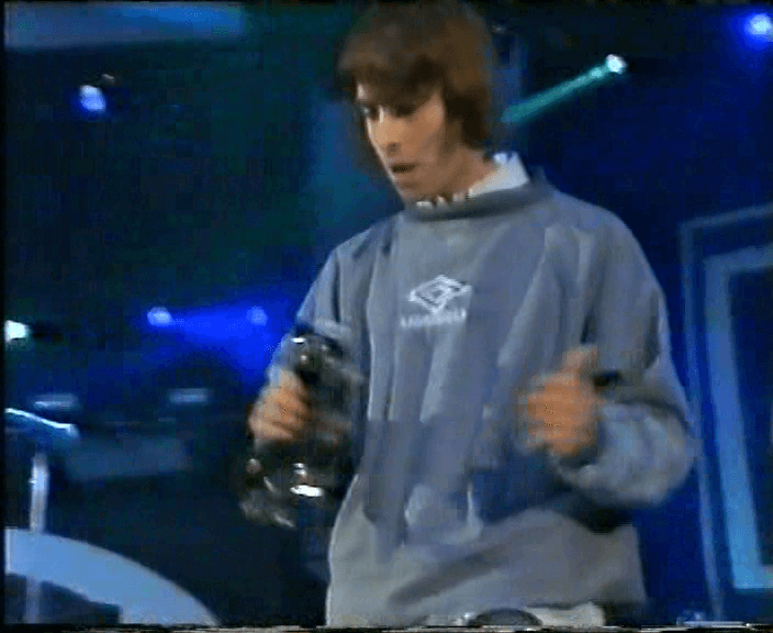 Oasis at Maine Road; Manchester, England - April 28, 1996