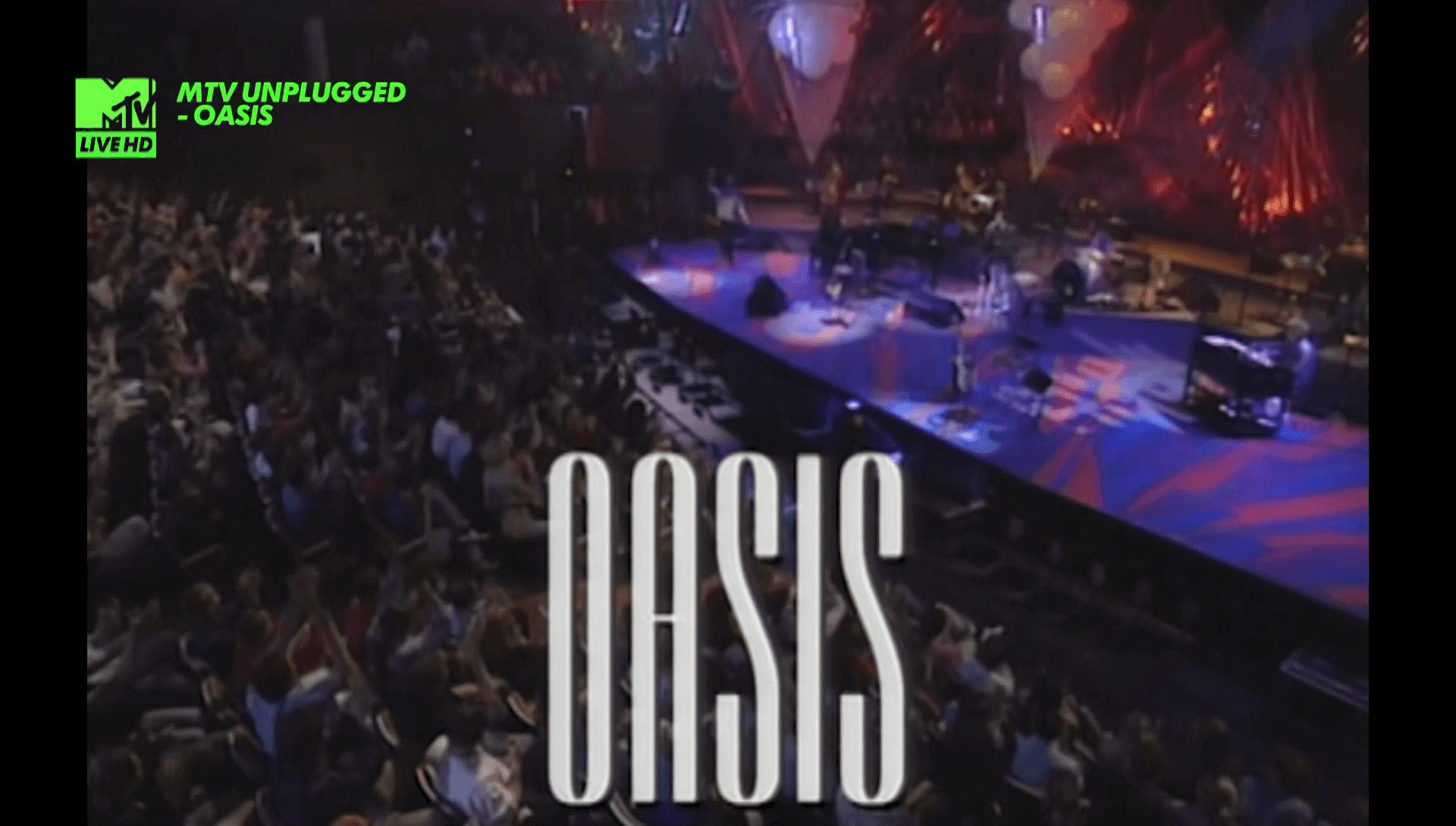 Oasis at MTV Unplugged; Royal Festival Hall, London, UK - August 23, 1996