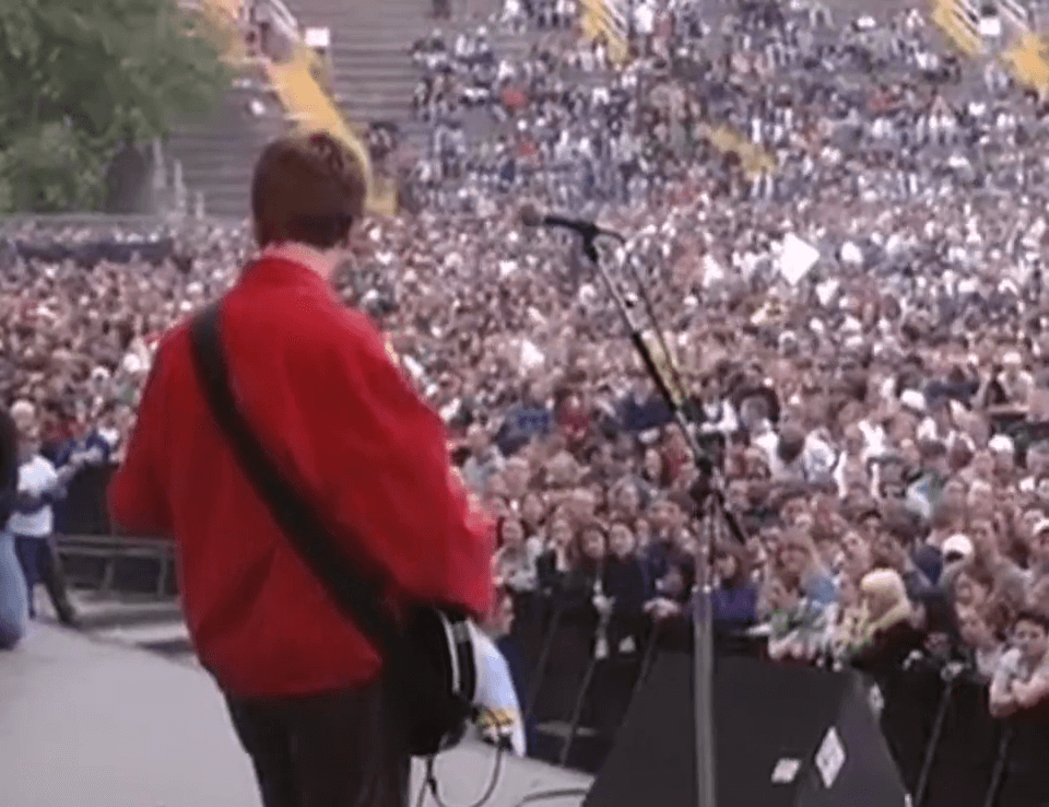 Noel Gallagher at Randall's Island, NYC, USA - June 7, 1997