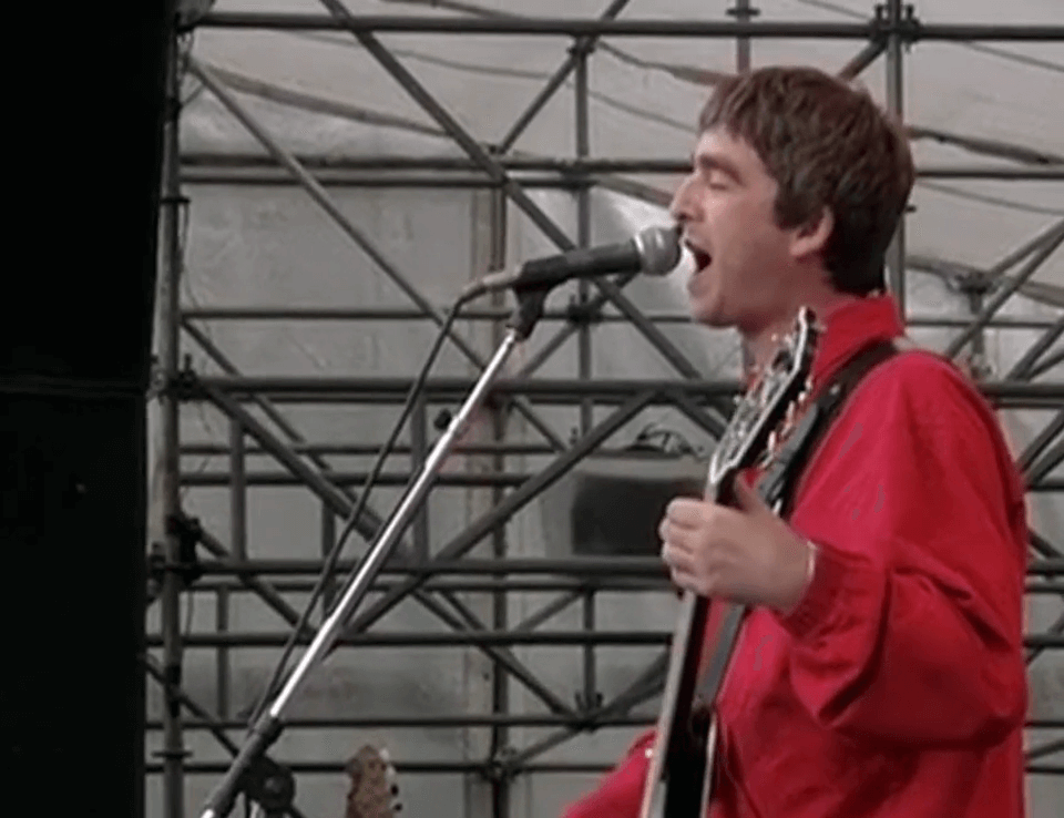 Noel Gallagher at Randall's Island, NYC, USA - June 7, 1997