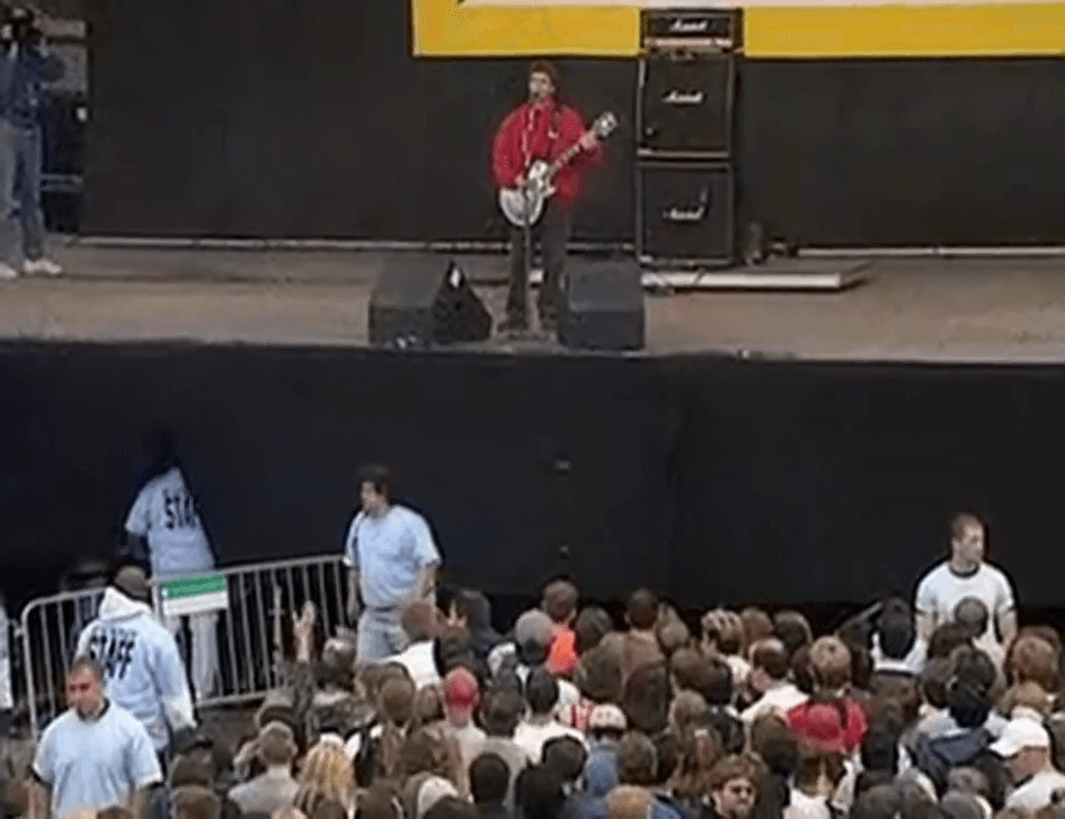 Noel Gallagher at Randall's Island, NYC, USA - June 7, 1997