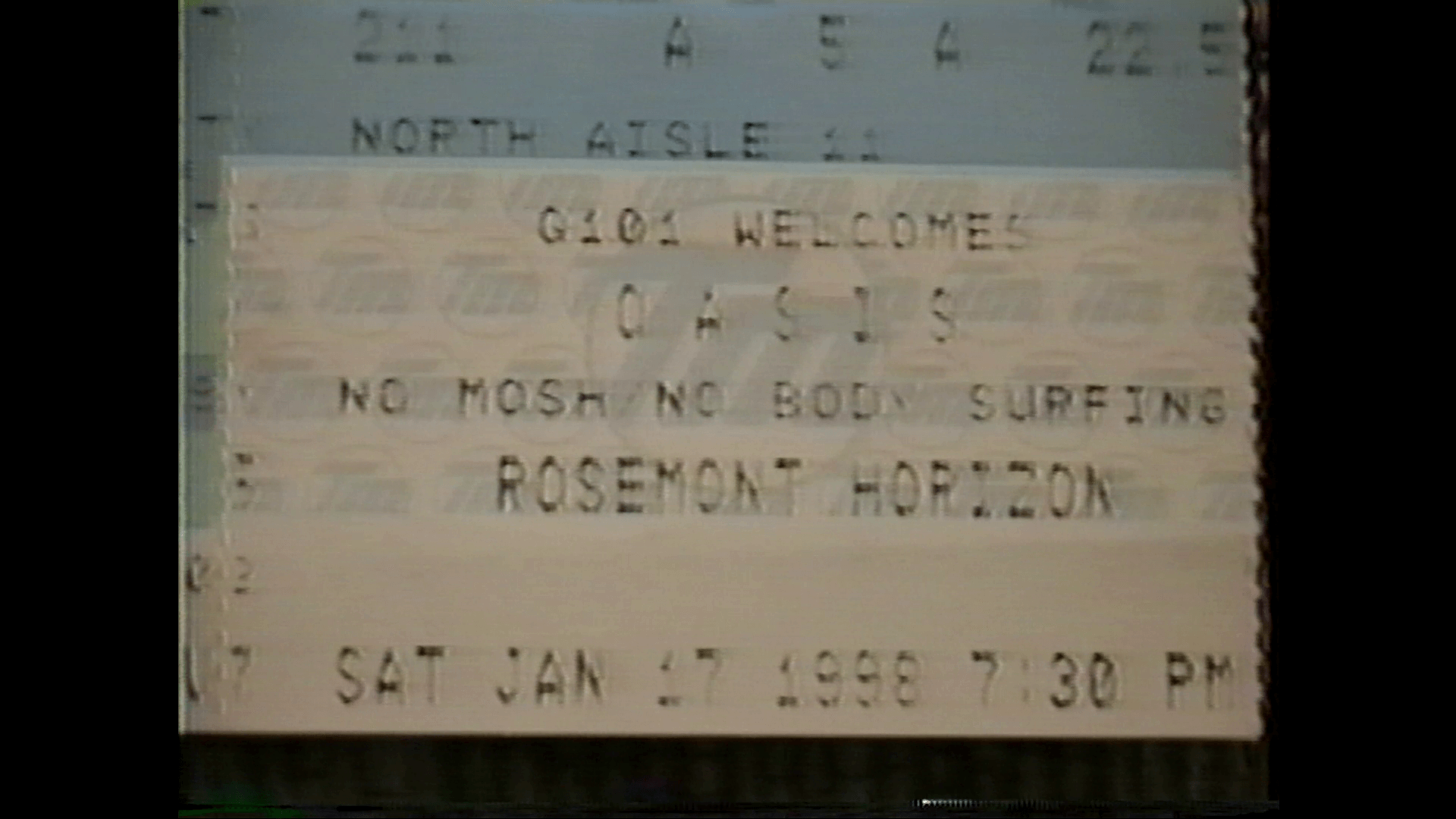 Oasis at Rosemont Horizon; Chicago, IL - January 17, 1998