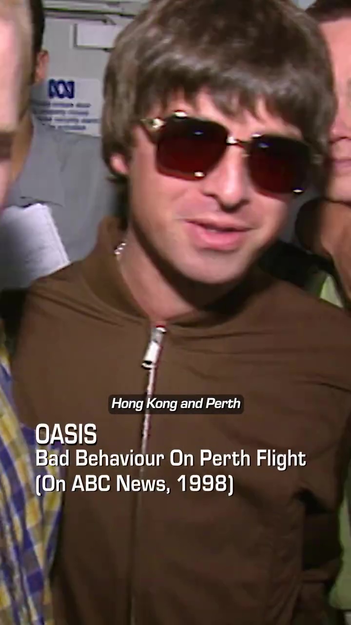 Oasis at Triple J Studios; Perth, Australia - February 26, 1998
