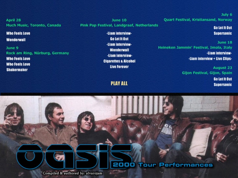 Oasis at '.$OASIS_SHOW_VENUE.' - '.$OASIS_SHOW_DATE.'