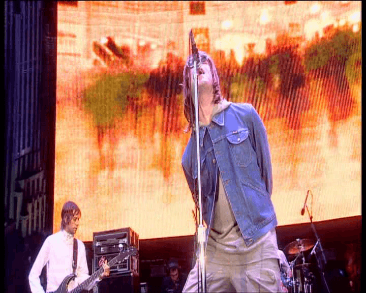 Oasis at Wembley Stadium; London, England - July 21, 2000