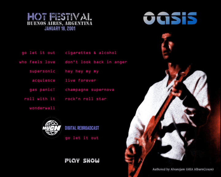 Oasis at '.$OASIS_SHOW_VENUE.' - '.$OASIS_SHOW_DATE.'