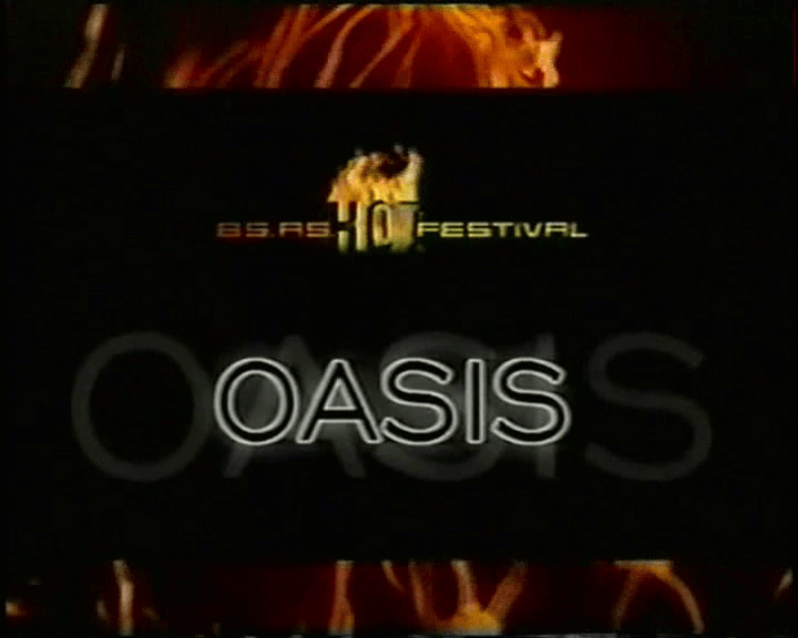 Oasis at Hot Festival; Buenos Aires, Argentina - January 18, 2001