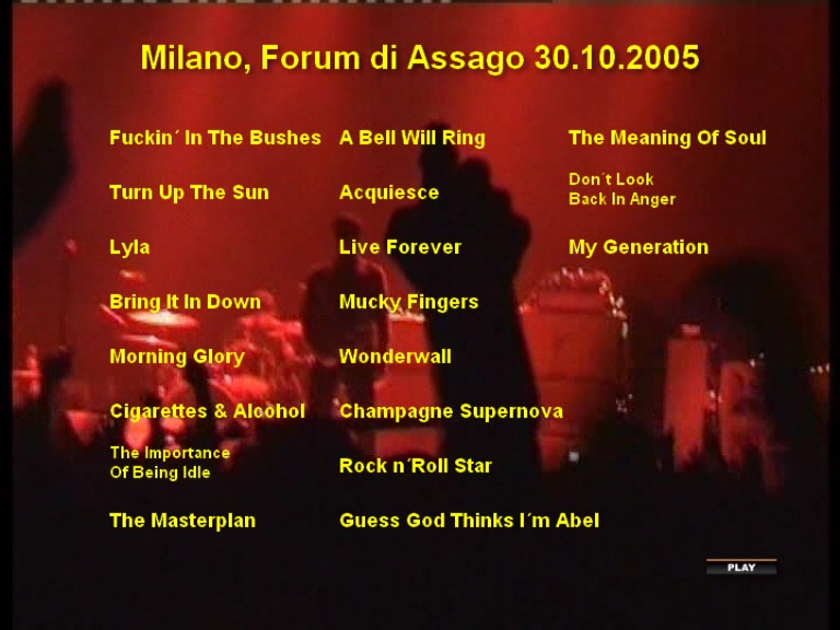 Oasis at '.$OASIS_SHOW_VENUE.' - '.$OASIS_SHOW_DATE.'