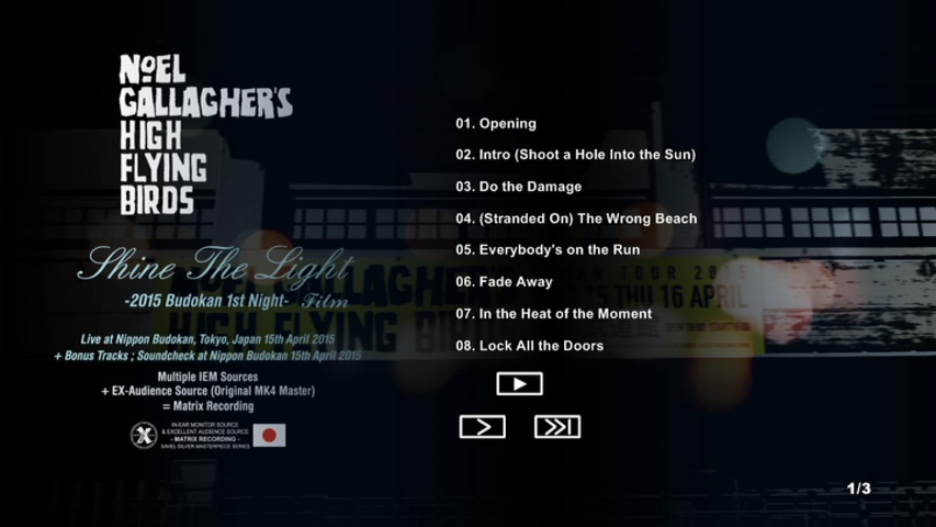 Noel Gallagher at '.$OASIS_SHOW_VENUE.' - '.$OASIS_SHOW_DATE.'