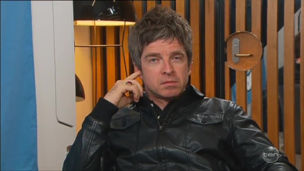 Noel Gallagher at The Project, Network 10, Australia - March 29, 2016