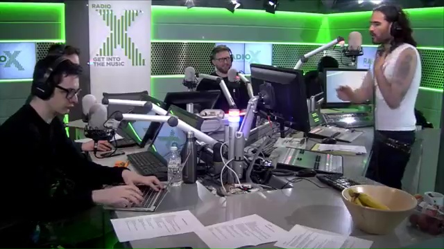 Noel Gallagher at Russell Brand Show, Radio X - April 2, 2017