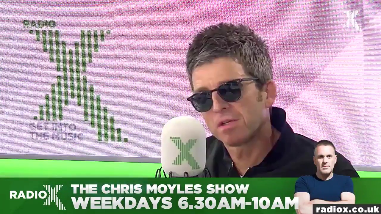 Noel Gallagher at Chris Moyles Show; Radio X, UK - October 9, 2017