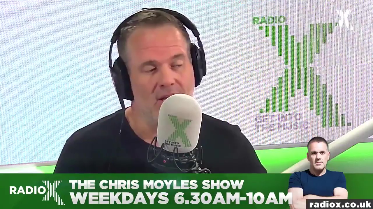 Noel Gallagher at Chris Moyles Show; Radio X, UK - October 9, 2017