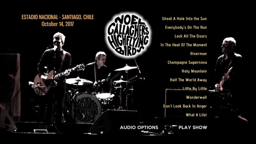 Noel Gallagher at Estadio Nacional; Santiago, Chile - October 14, 2017