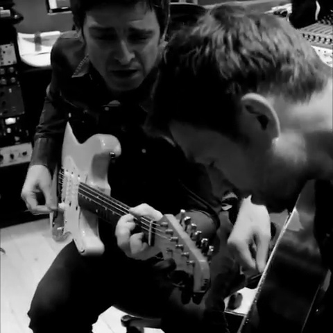 Noel Gallagher at Gorillaz in the Studio - Unknown, 2017