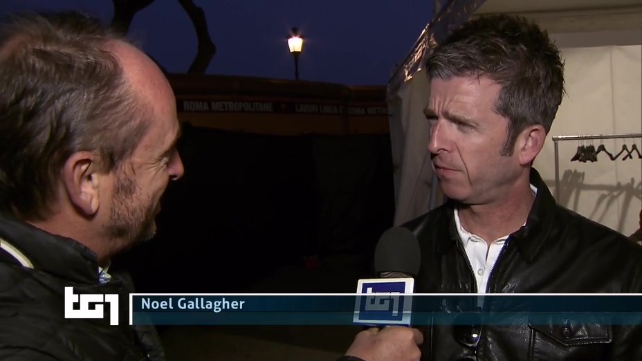Noel Gallagher at TG1, News, Italy - April 30, 2019