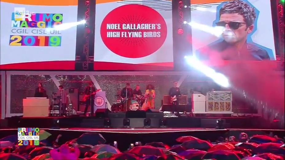 Noel Gallagher at Concerto Del Primo Maggio; Piazza San Giovanni, Rome, Italy - May 1, 2019