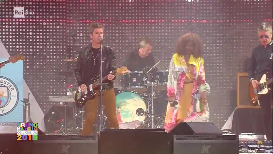 Noel Gallagher at Concerto Del Primo Maggio; Piazza San Giovanni, Rome, Italy - May 1, 2019