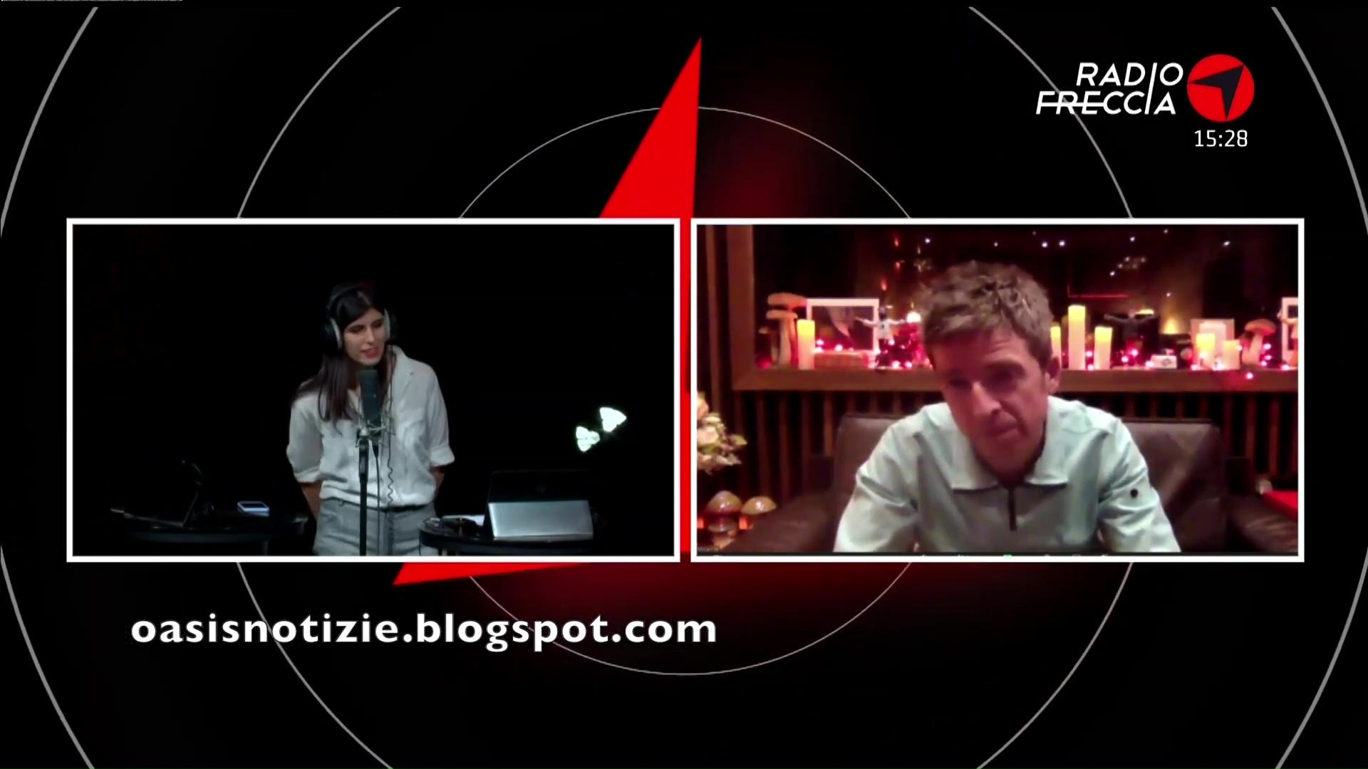 Noel Gallagher at Radiofreccia, Italy - April 29, 2021