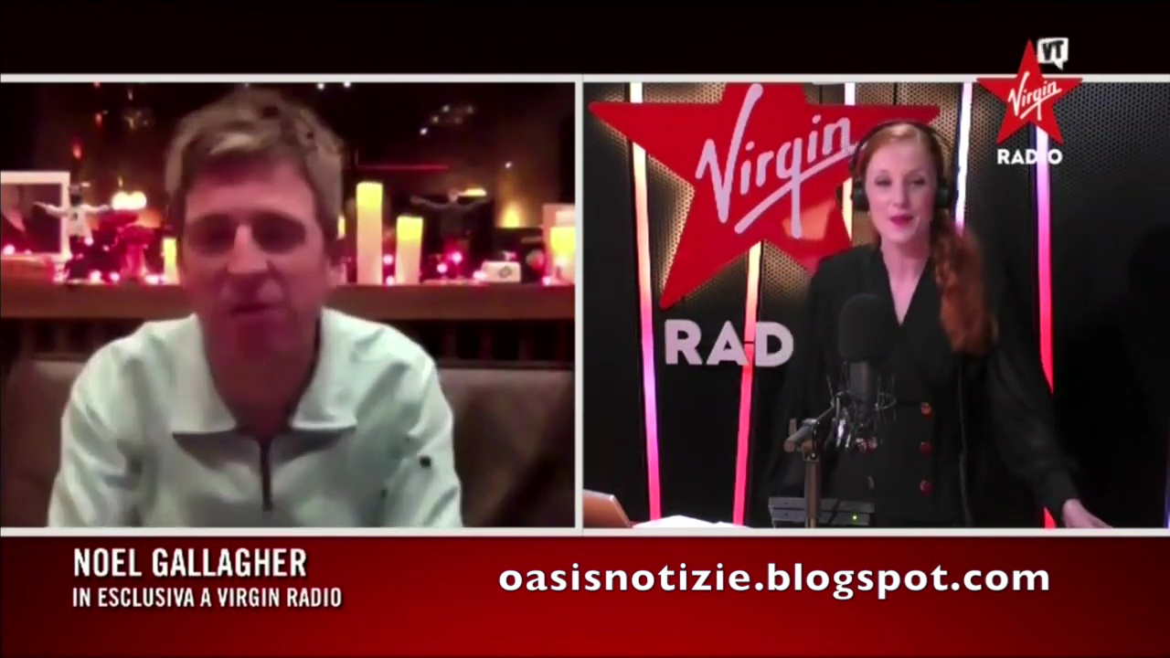 Noel Gallagher at Virgin Radio, Italy - April 29, 2021