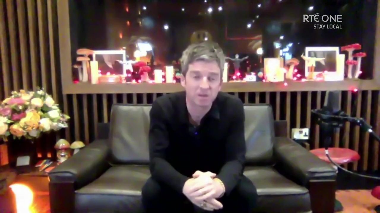 Noel Gallagher at The Late Late Show, RTE, Ireland - April 30, 2021
