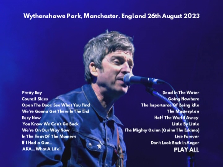 Noel Gallagher at Wythenshawe Park; Manchester, UK - August 26, 2023